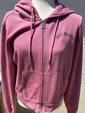 True Religion Rosebud Hoodie Crystal Classic Hoodie